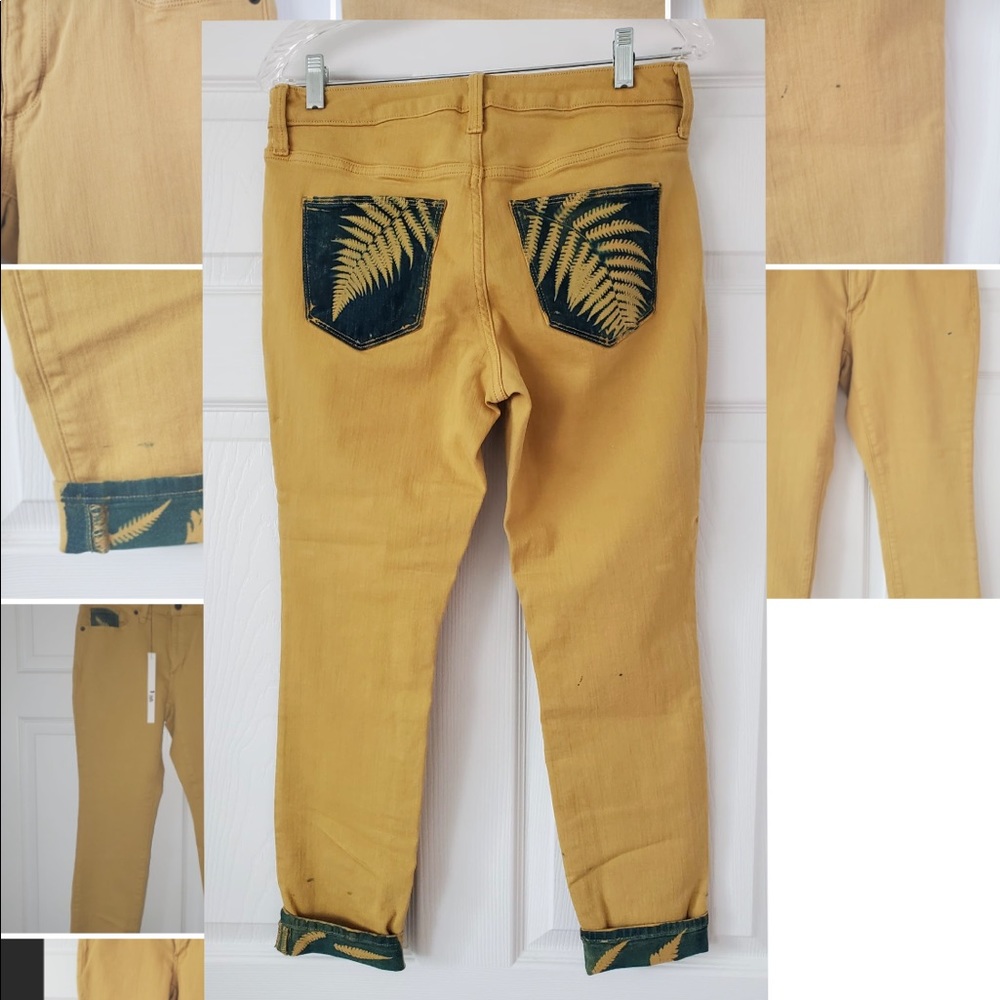 HAND CYANOTYPE WEARABLE ART PANTS